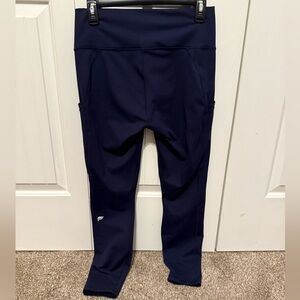 Fabletics Navy Leggings with Side Pockets